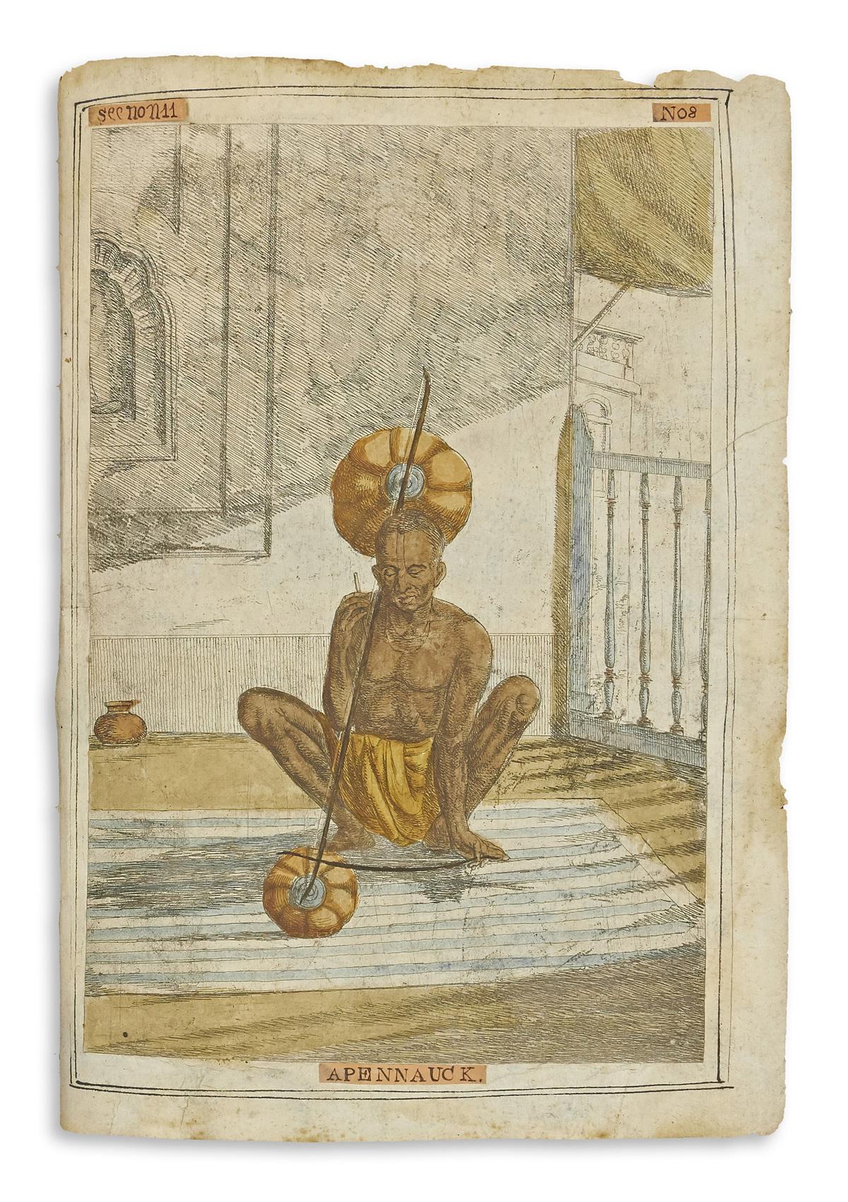 (INDIA.) Solvyns, Frans Balthazar. [A Collection of Two-Hundred and Fifty Colored Etchings Descriptive of the Manners,
